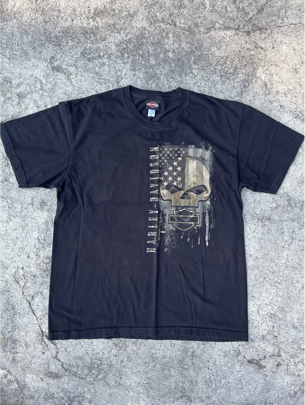 Harley Davidson Motorcycle T Shirt Size XL Florida EUC! Biker Tee Black